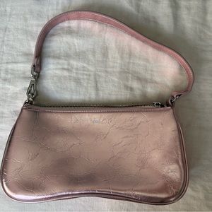 JW Pei Eva Metallic Shoulder Bag Pink